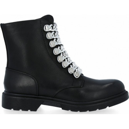 Botki Crystal Shoes ze skóry ekologicznej