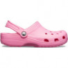 Różowe klapki Crocs w stylu casual