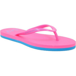 Różowe klapki Emporio Armani w stylu casual z płaską podeszwą