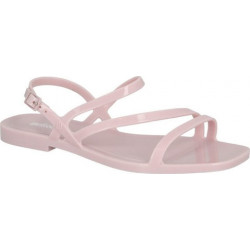 Różowe sandały Melissa w stylu casual z płaską podeszwą