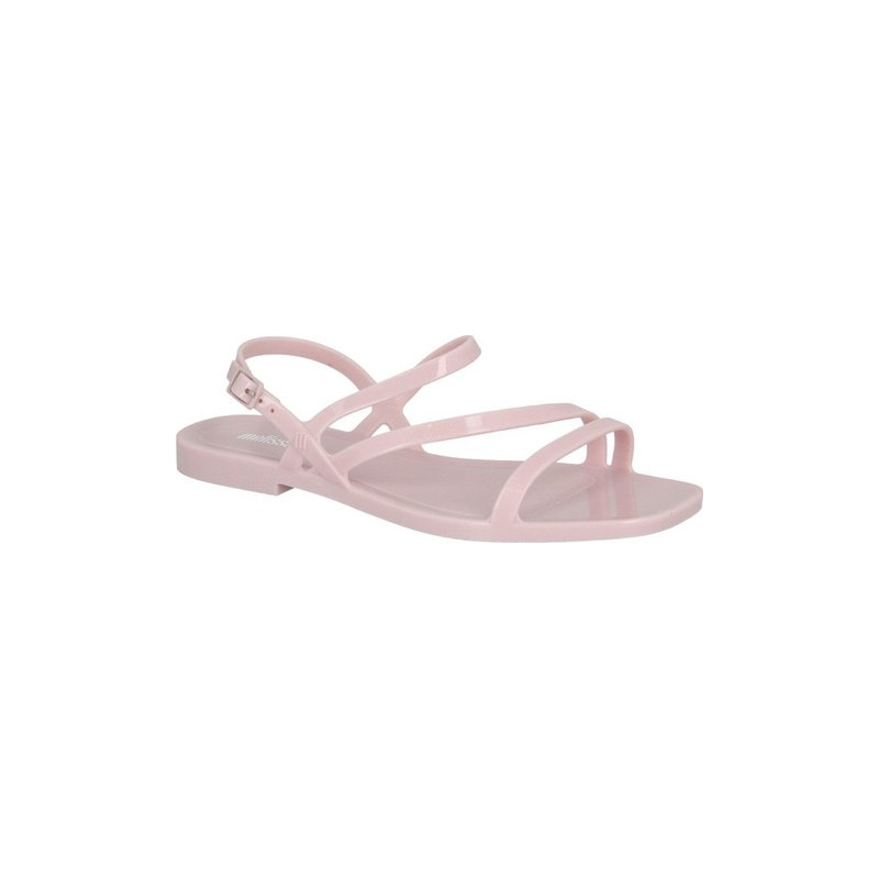 Różowe sandały Melissa w stylu casual z płaską podeszwą