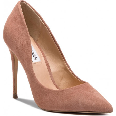 Różowe szpilki Steve Madden na obcasie z zamszu na wysokim obcasie