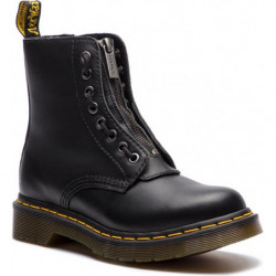 Botki Dr. Martens ze skóry w stylu casual sznurowane