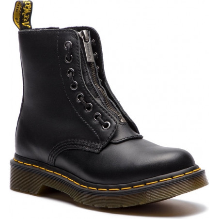 Botki Dr. Martens ze skóry w stylu casual sznurowane
