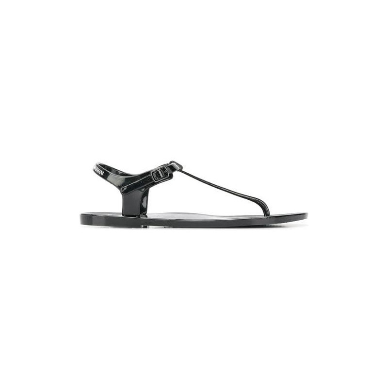 Sandały Emporio Armani z płaską podeszwą w stylu casual