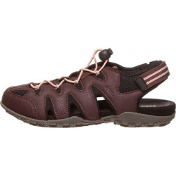 Sandały Geox ze skóry z płaską podeszwą w stylu casual