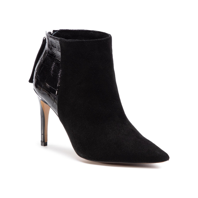 Botki eobuwie.pl na szpilce na zamek