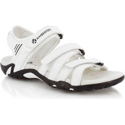 Sandały Kimberfeel z płaską podeszwą na rzepy w stylu casual