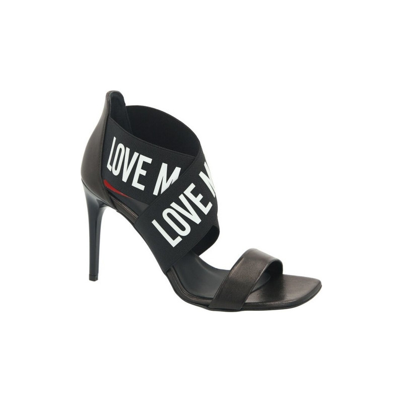 Sandały Love Moschino ze skóry