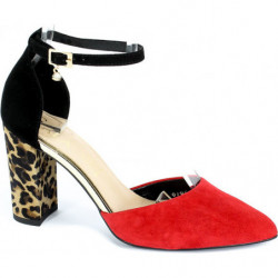 Sandały Sala na wysokim obcasie na obcasie