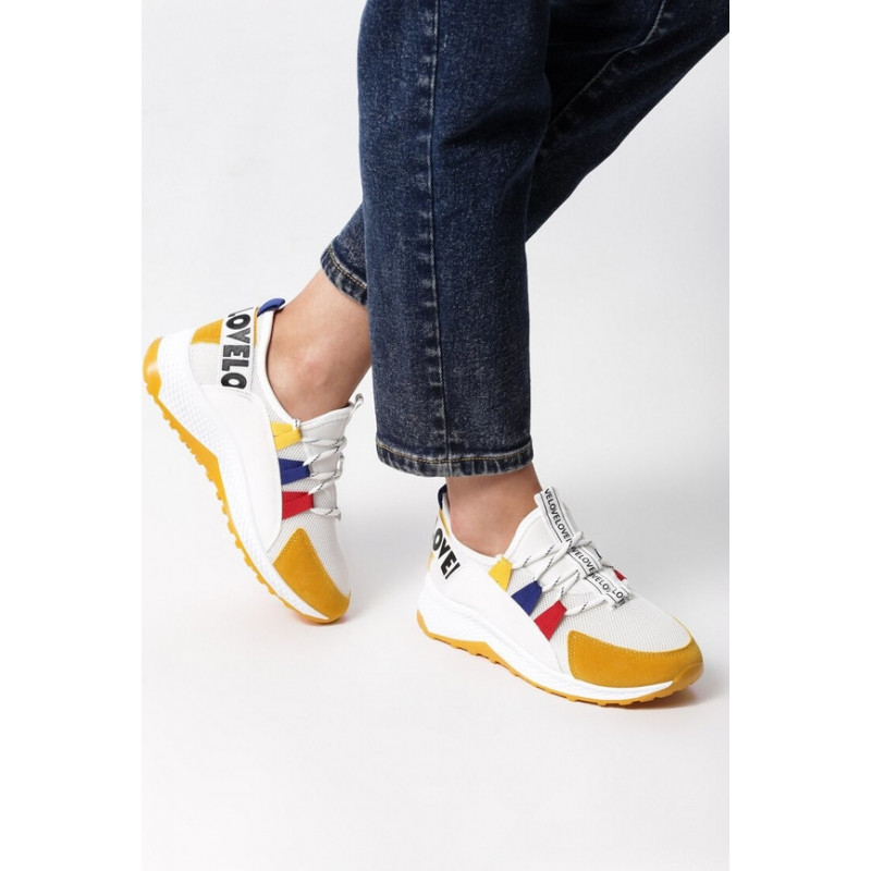 Sneakersy born2be na platformie sznurowane