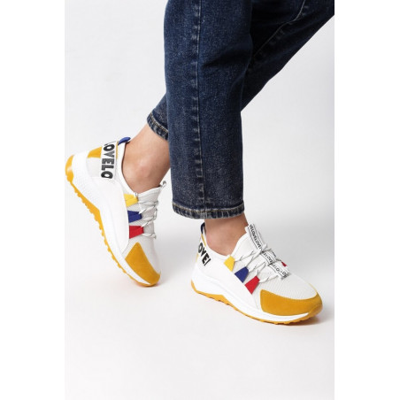 Sneakersy born2be na platformie sznurowane