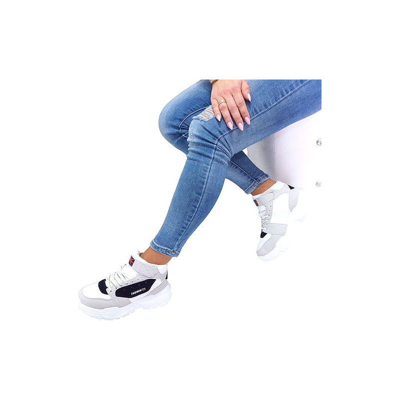 Sneakersy Onaion58 sznurowane