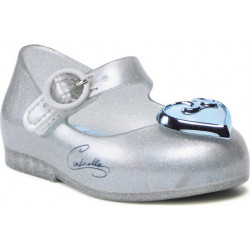 Srebrne balerinki Melissa