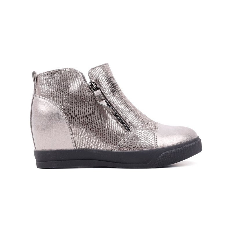Srebrne botki Yourshoes