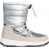 Srebrne buty dziecięce zimowe Moon Boot
