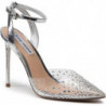 Srebrne szpilki Steve Madden