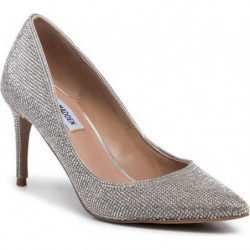 Srebrne szpilki Steve Madden na wysokim obcasie na szpilce