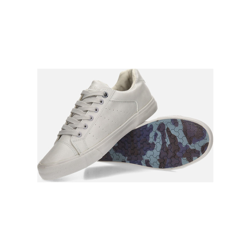 Szare buty sportowe sznurowane Casu 20A14/G