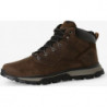 Brązowe buty zimowe Timberland w sportowym stylu sznurowane
