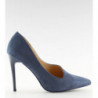 Szpilki Obuwie Damskie ze spiczastym noskiem z zamszu