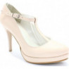Szpilki Tymoteo w stylu klasycznym z okrągłym noskiem z klamrami