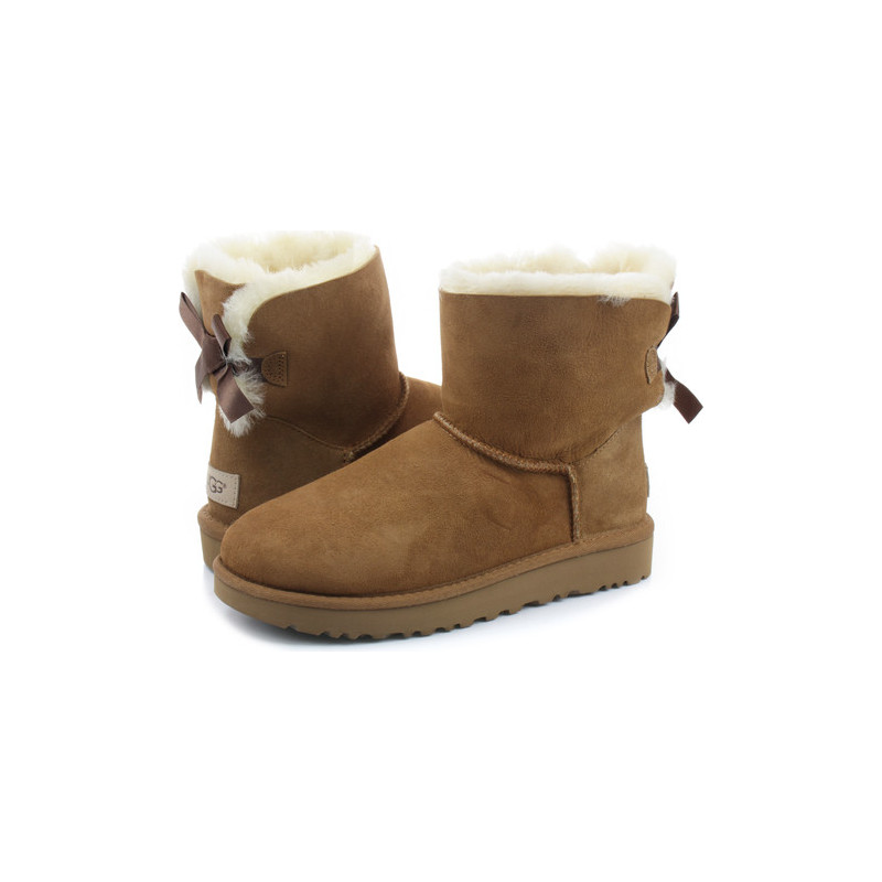Śniegowce ugg australia bez wzorów z płaską podeszwą