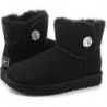 Śniegowce ugg australia z płaską podeszwą bez wzorów