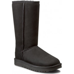 Śniegowce UGG Australia z płaską podeszwą ze skóry