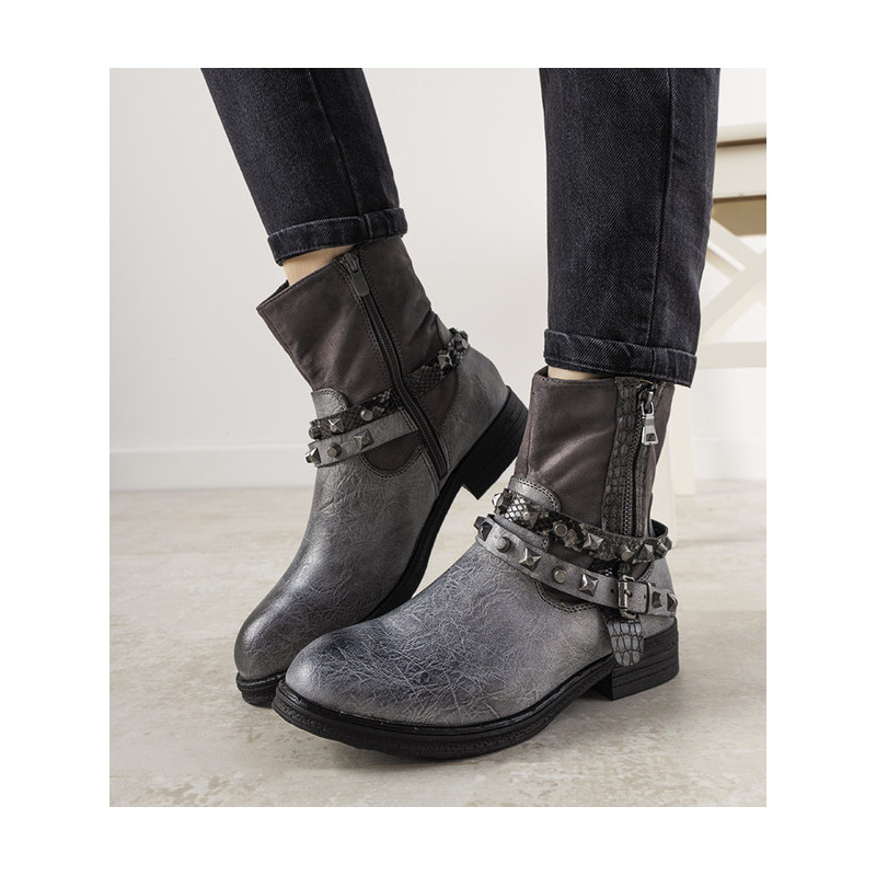 Botki Gemre.com.pl z płaską podeszwą