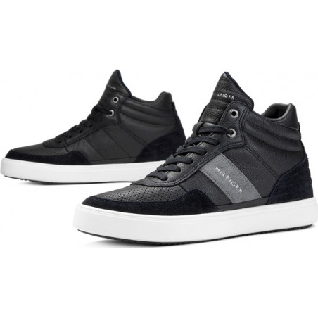 TOMMY HILFIGER LIGHTWEIGHT MATERIAL MIX MID CUT FM0FM01702-403