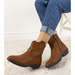 Botki Gemre.com.pl z płaską podeszwą w stylu casual