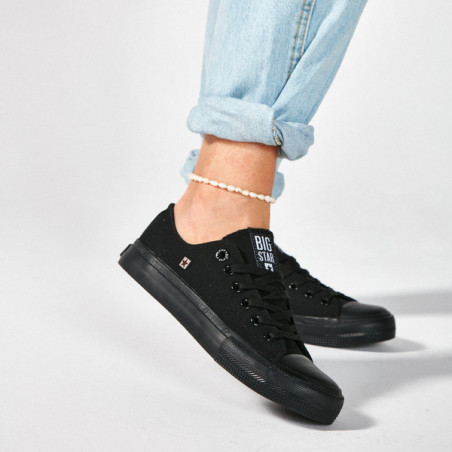 Trampki Big Star sznurowane z płaską podeszwą