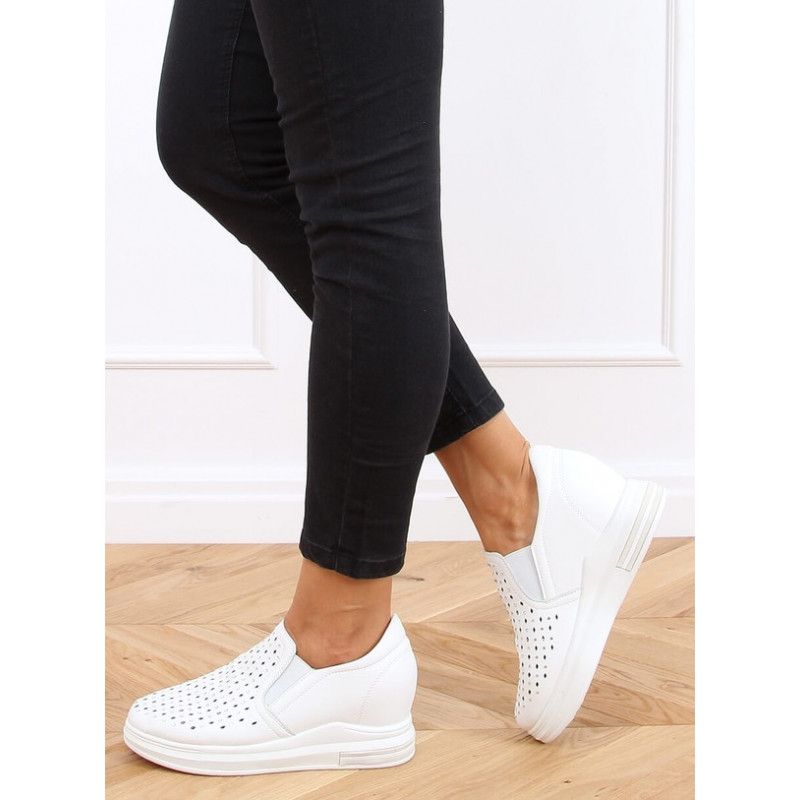 Trampki Buty Damskie w stylu casual ze skóry ekologicznej