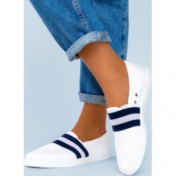 Trampki Casu w młodzieżowym stylu z tkaniny z płaską podeszwą