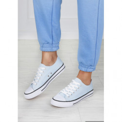 Trampki Casu z płaską podeszwą sznurowane