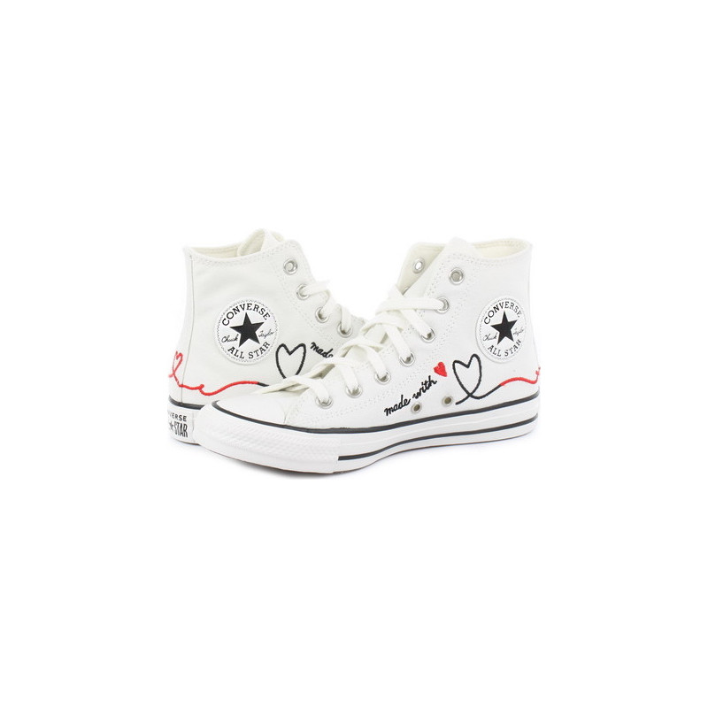 Trampki Converse sznurowane z płaską podeszwą