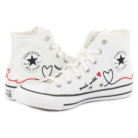 Trampki Converse sznurowane z płaską podeszwą