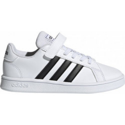 Trampki dziecięce Adidas ze skóry sznurowane