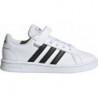Trampki dziecięce Adidas ze skóry sznurowane