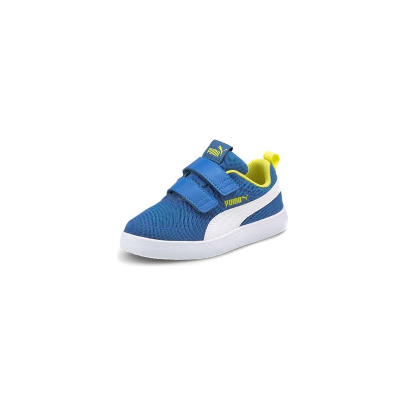 Trampki dziecięce Puma ze skóry na rzepy