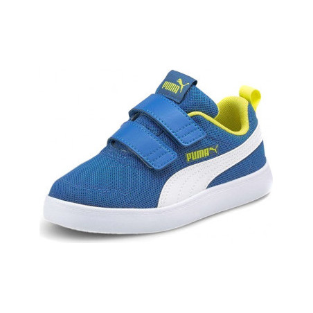 Trampki dziecięce Puma ze skóry na rzepy