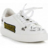 Trampki Ideal Shoes w młodzieżowym stylu sznurowane z tkaniny