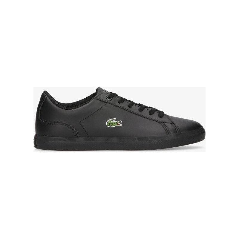 Trampki Lacoste z płaską podeszwą sznurowane w sportowym stylu