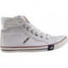 Trampki Mustang z płaską podeszwą sznurowane
