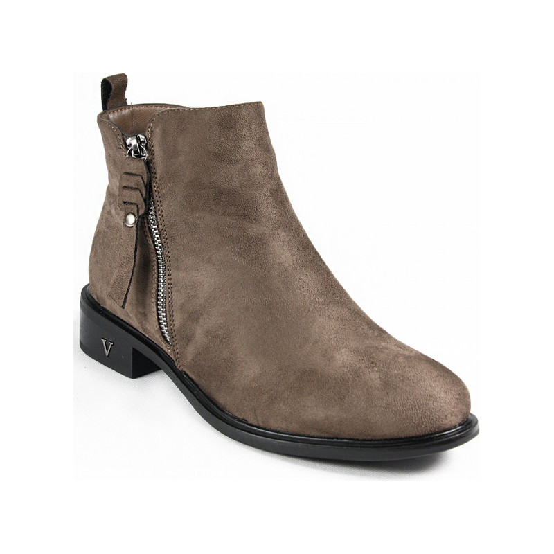 Botki J.botycky na zamek w stylu casual