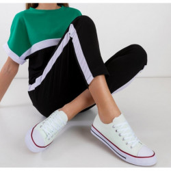 Trampki Royalfashion.pl z płaską podeszwą