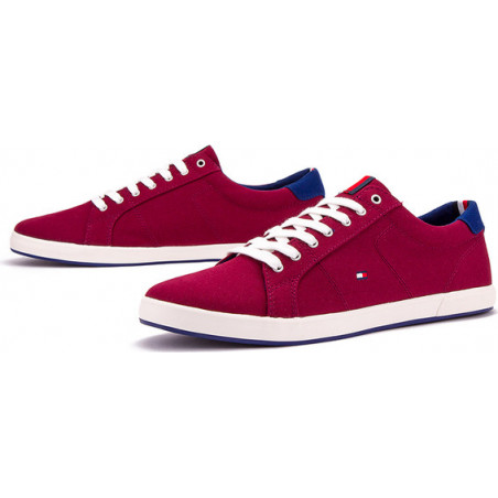 Trampki Tommy Hilfiger sznurowane z tkaniny