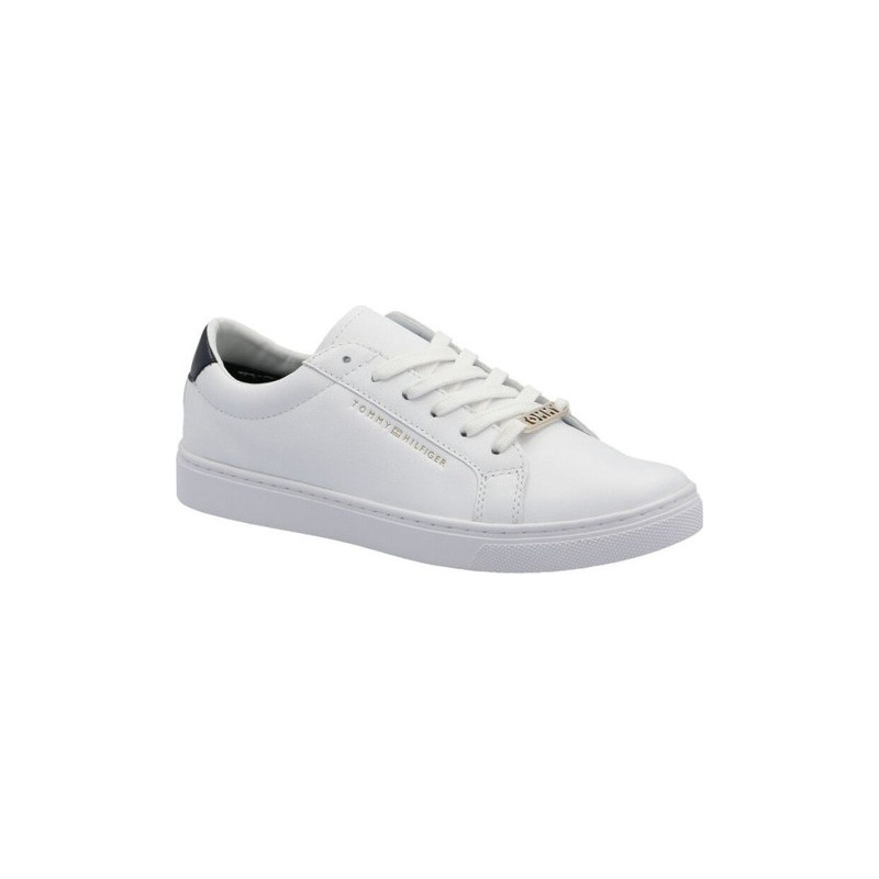 Trampki Tommy Hilfiger ze skóry sznurowane niskie