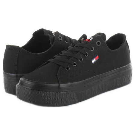 Trampki Tommy Hilfiger ze skóry w sportowym stylu